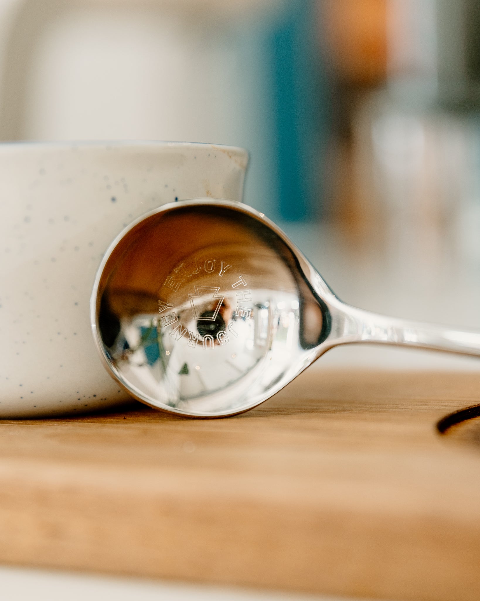 Engraved Passenger Cupping Spoon